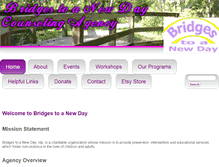 Tablet Screenshot of bridgestoanewday.org